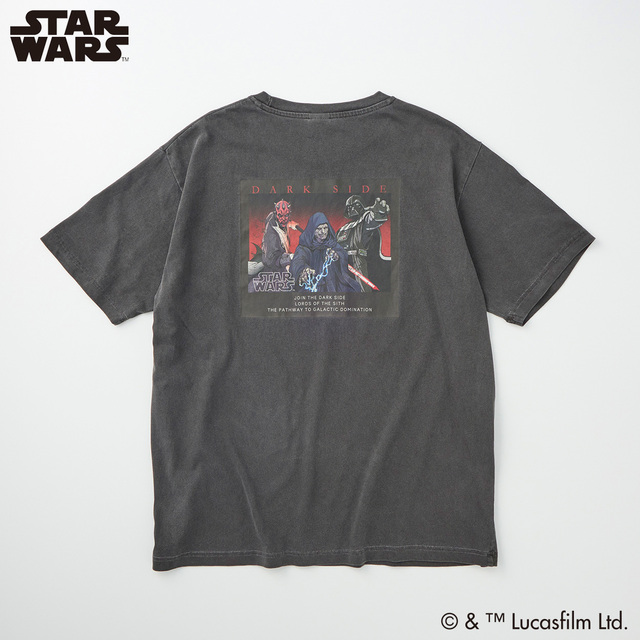 ダークサイドピグメントTシャツ 3,278円｜イオン「スター・ウォーズ」コレクション