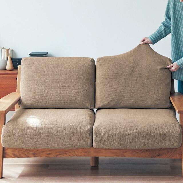 ぴったりフィットする綿混撥水の伸びるソファーカバー(分割タイプ)｜￥5,500～18,150 （税込）