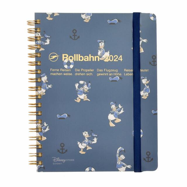 【デルフォニックス】ドナルド、チップ&デール Rollbahn 手帳・スケジュール帳(L) Calendar&Organizer 2024 1,980円