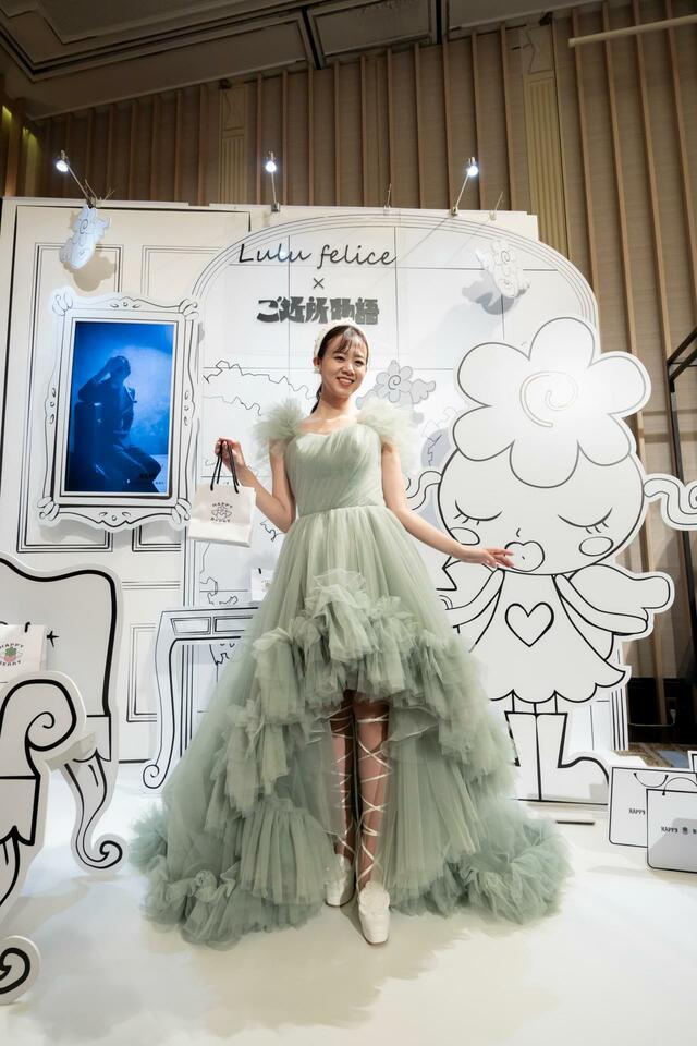 「Lulu felice×ご近所物語」新作ウェディングドレス　LU-1006_Pistachio