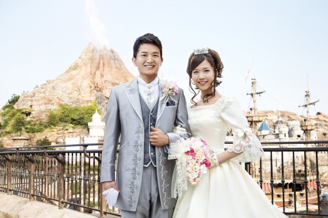 ディズニー ミラコスタ 結婚式 写真立て 時計 ウェディング