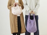 【ROOTOTE】腕のなが～いねこが、まるで肩や腕にぶら下がりながらお出かけしているみたい。「ぶらさがりねこのマルシェトート」は、コロンとかわいいミニサイズと肩掛けできるグランデサイズ。カラーも豊富です。