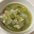 【Soup Stock Tokyo 緑の野菜と岩塩のスープ】沢山の麦が食べられそう