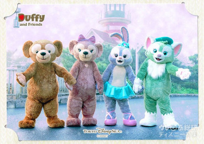 ダッフィー シェリーメイ 2012年 クリスマス聖歌隊 コスチューム