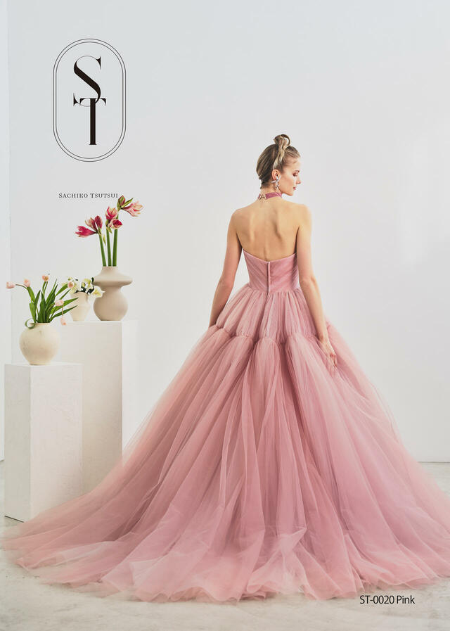 【クラウディア】ST新作ウェディングドレス｜ST-0020_Pink