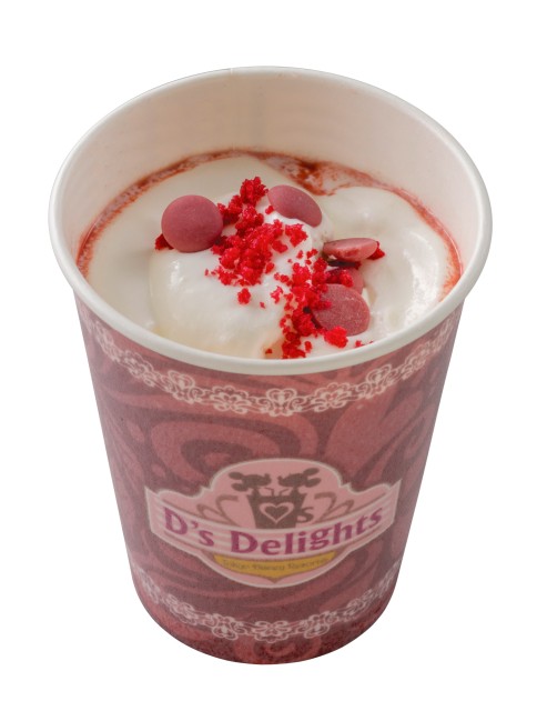 D’s Delights　ルビーチョコレート&ラズベリーミルク　500円