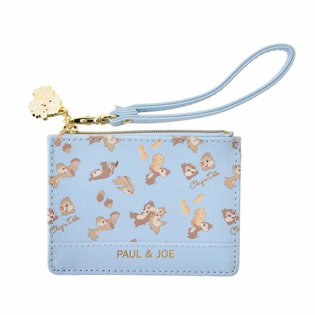 【PAUL & JOE】チップ＆デール 定期入れ・パスケース 巾着付き クリザンテーム 4,400円