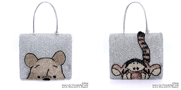 【ANTEPRIMA/WIREBAG・くまのプーさん】「プーさん」「ティガー」スタンダード/スクエア ラージと同じシェイプを採用したトートバッグ/サイズ:W32、H27cm/価格:各89,100円(税込)