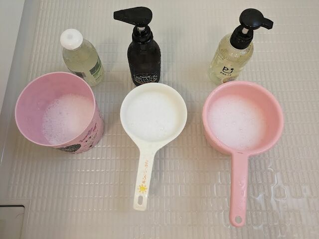 【Amazonで1500円前後のペットシャンプー】泡立ちを比較