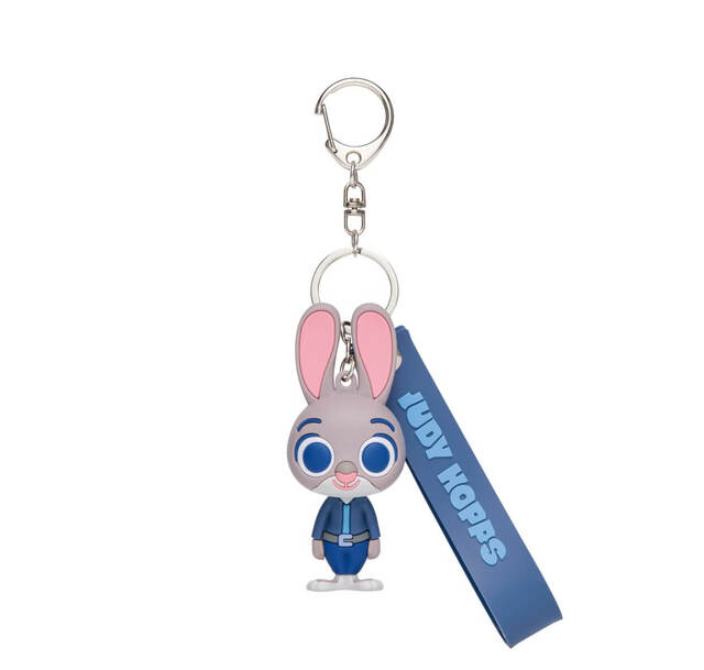 F賞：ラバーマスコットキーホルダー｜Happyくじ『ズートピア2』