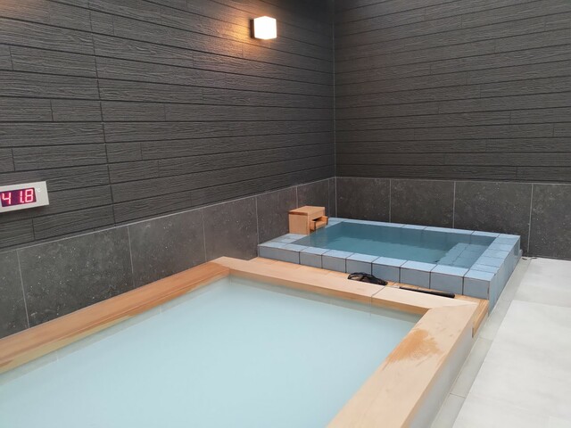 【VISION GLAMPING Resort ＆ Spa 山中湖】露天風呂、水風呂