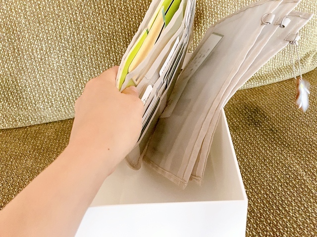 【無印良品 綿・母子手帳ケース用リフィル・大】憧れの立てる収納！