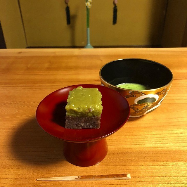 季節の手作りお菓子と抹茶@坪六