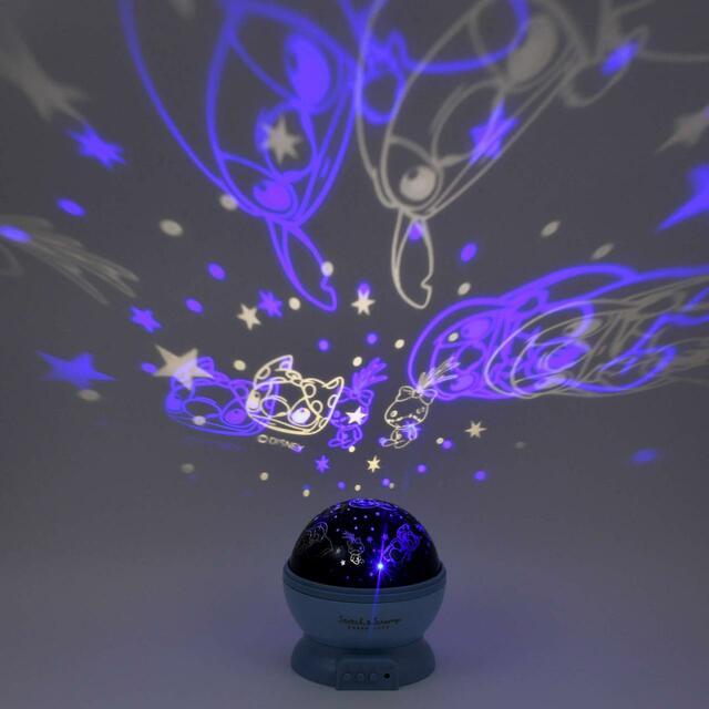 スティッチ＆スクランプ ルームプロジェクター Disney Stitch＆Scramp OHANA LIFE 4,400円