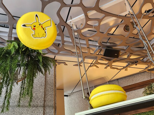 【ピカチュウ アフタヌーンティー】会場のあちこちにピカチュウが！