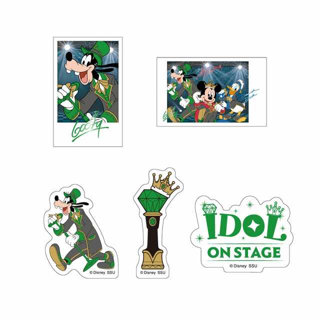 I賞 キャラサイン入りカード&ステッカーセット｜Happyくじ「Disney IDOL ON STAGE」