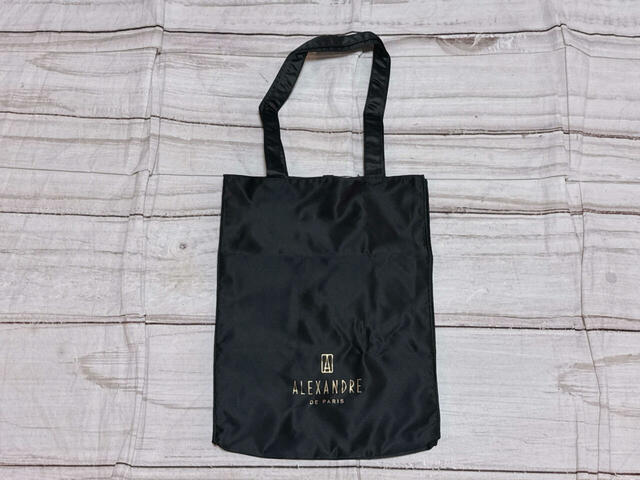 「ALEXANDRE DE PARIS」のロゴプリントが上品なトートバッグ