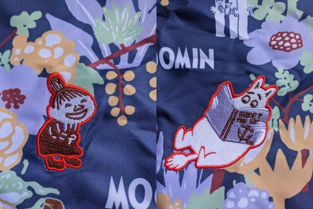 【ムーミン付録:刺繡トートバッグ】リトルミイとムーミンは刺繍になっています!