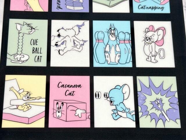 【一番くじ トムとジェリー】J賞 アートステーショナリー:トムジェリらしいコミカルなイラストが満載!