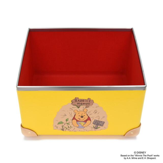 ミディアム ストレージボックス｜176,000円（税込）｜サイズ：W30.5×H20.5×D26.5cm｜グローブ・トロッター 「くまのプーさん（Winnie the Pooh）」コレクション