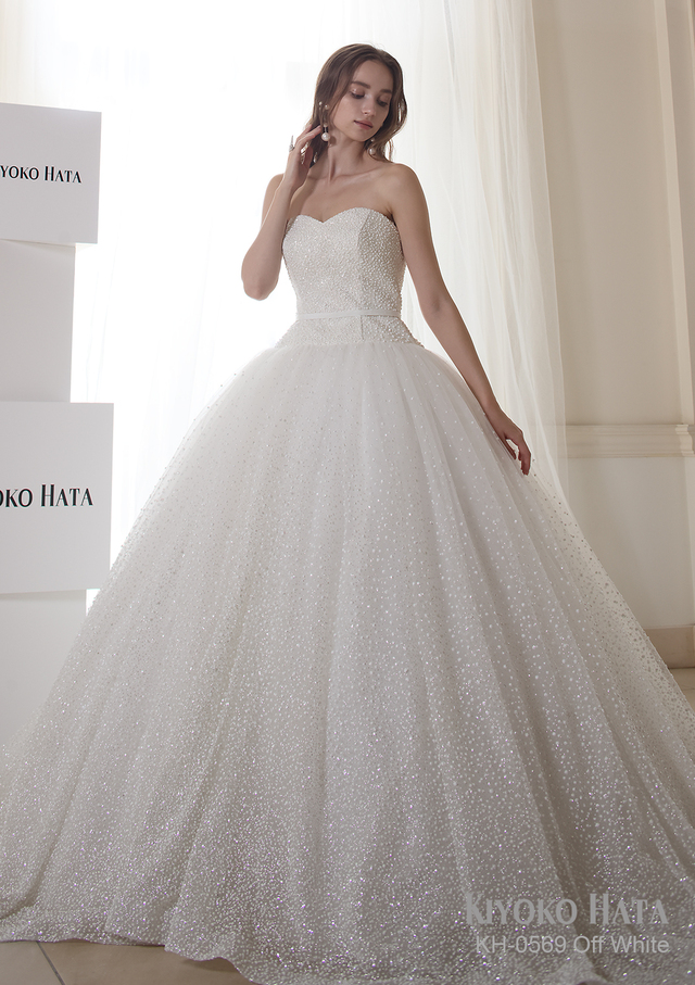 【KIYOKO HATA キヨコハタ】新作ウェディングドレス：KH-0569_OffWhite
