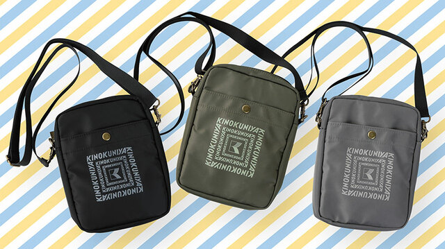 【紀ノ国屋 ショルダーポーチ（全3種）】店舗では3/12より、紀ノ国屋インターナショナル（青山店）、等々力店、鎌倉店、国立店、吉祥寺店で展開予定！