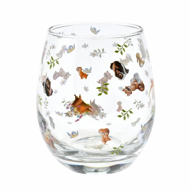 バンビ、とんすけ、フラワー グラス ペア Bambi 80years 2,200円