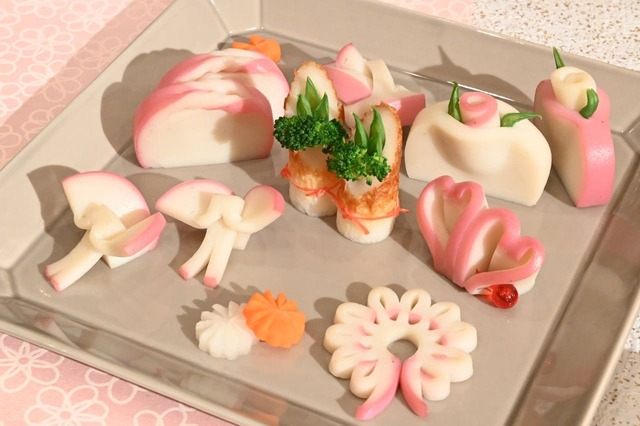 【紀文・おせちアレンジ】おせちを彩るかまぼこの飾り切り