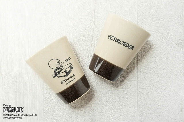 MASHICO タンブラー PEANUTS [SCHROEDER 1951] ブラック