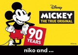 【ミッキー×niko and …】コラボグッズ発売! ミッキー90周年を記念した可愛いアイテム勢揃い