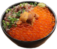 極牛サーロインのあぶりいくら丼 1980円