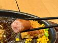 【ガスト　日替わりランチ】一口食べるとソーセージから肉汁が溢れます