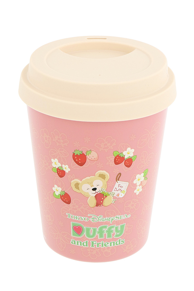 「ダッフィー＆フレンズのハートフェルト・ストロベリーギフト」スーベニアタンブラー