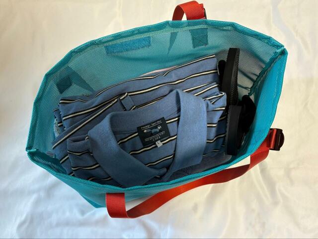 【DOD サマータイムあみちゃんS】全部すっきり収まって、まだ少し余裕があるくらいでした！