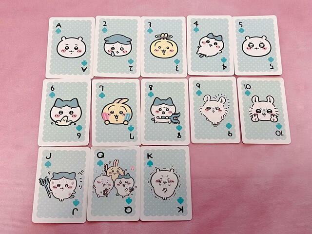 【ちいかわ　ひゃくめんそうトランプ】スペードはブルーです！