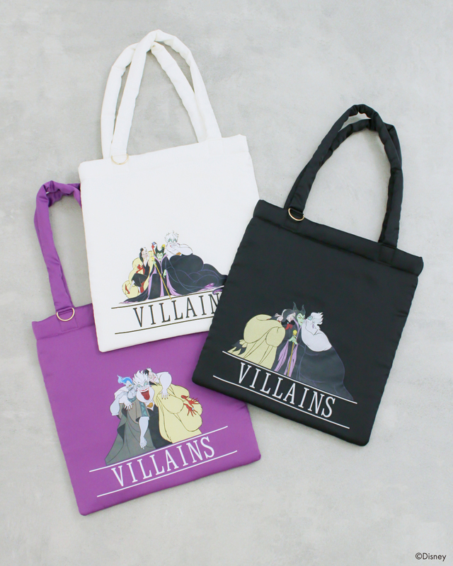 トートバッグ 4,950円|Samansa Mos2 blue「ディズニーヴィランズ」コレクション