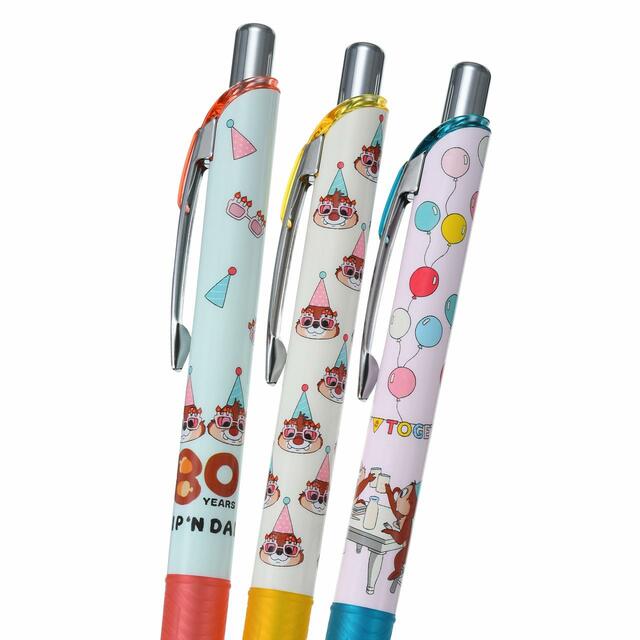 チップ＆デール エナージェル 0.5 ゲルインキボールペン CHIP ‘n DALE 80 years｜990円