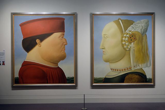 フェルナンド・ボテロ《ピエロ・デラ・フランチェスカにならって》1998年