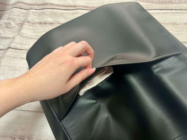 タオルハンカチなど、サッと取り出したいものを入れるのにおすすめ