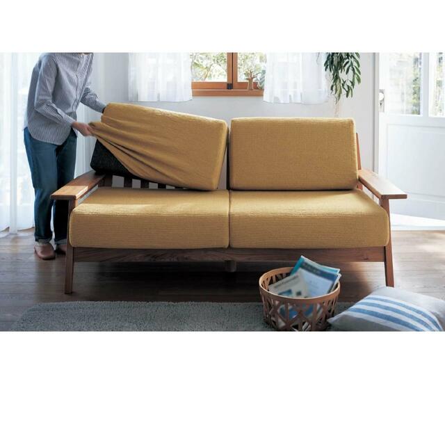 ぴったりフィットする綿混撥水の伸びるソファーカバー(分割タイプ)｜￥5,500～18,150 （税込）
