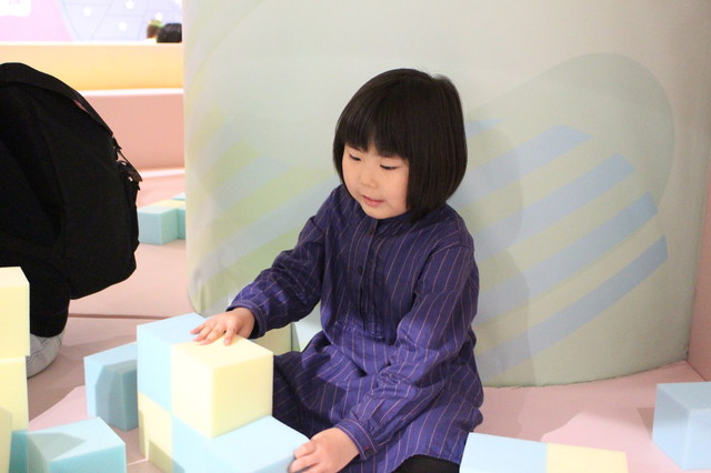 ブロック遊びもできます