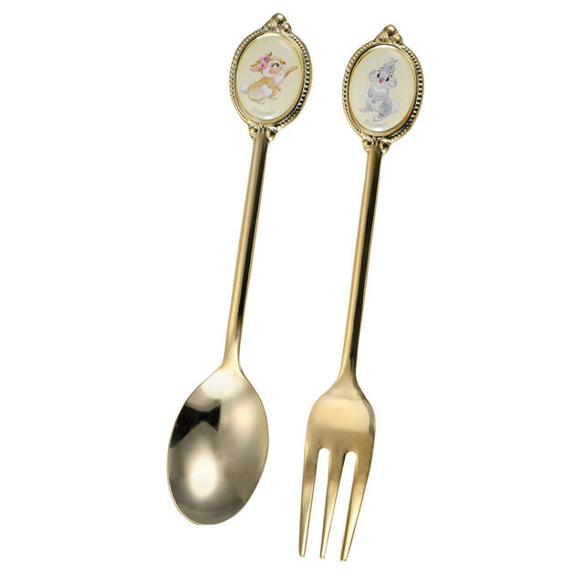 ミス・バニー＆とんすけ スプーン・フォーク セット DISNEY SPRING ROMANCE 2,900円