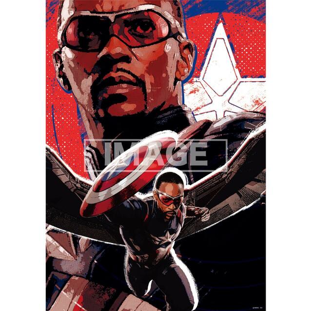 F賞 ポスター｜Happy くじ / MARVEL 『キャプテン・アメリカ:ブレイブ・ニュー・ワールド