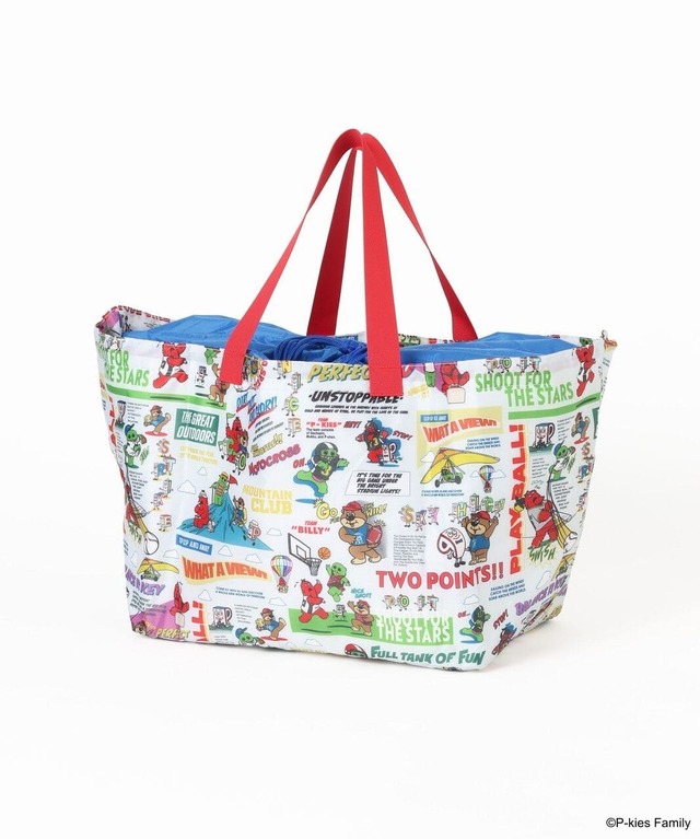 【「niko and ...」×「P-kies Family」】「レジカゴバッグ」3,300円/毎日のお買い物を助けてくれるレジカゴバックは保温保冷機能付き