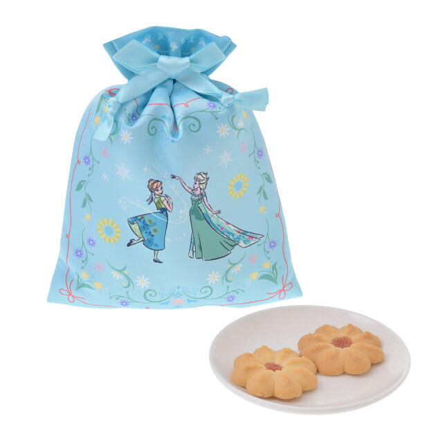 アナ＆エルサ クッキー 巾着入り FROZEN FEVER 1,800円