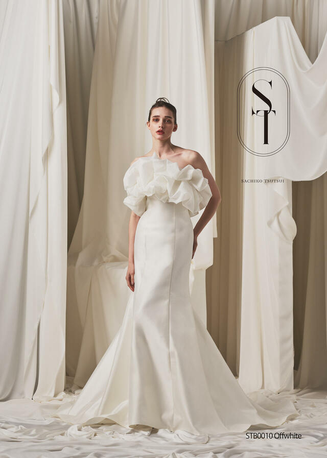 クラウディア|「ST(サチコツツイ)」新作ウェディングドレス|STB0010_Offwhite