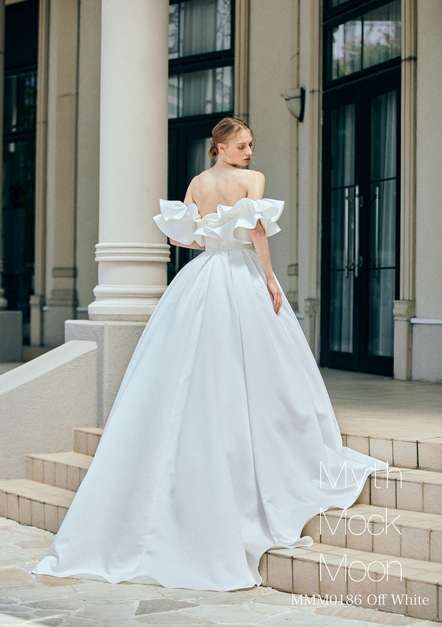 【Myth Mock Moon（ミスモックムーン）】新作ウェディングドレス：MMM0186_Offwhite