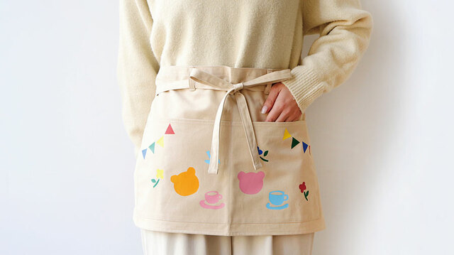 【ネスカフェ×familiar】ネスカフェ三宮・原宿店では親子で楽しめるエプロン作りワークショップも開催予定（対象：4歳～小学生のお子様）