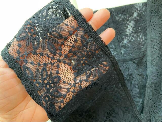 【GLOBAL WORK 2WAYレースワンピース】レースの美しさに感動！安っぽさは全然なく、細かく丁寧に編まれています