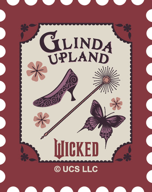 【WICKED】切手風フレークシール｜¥ 660（税込）